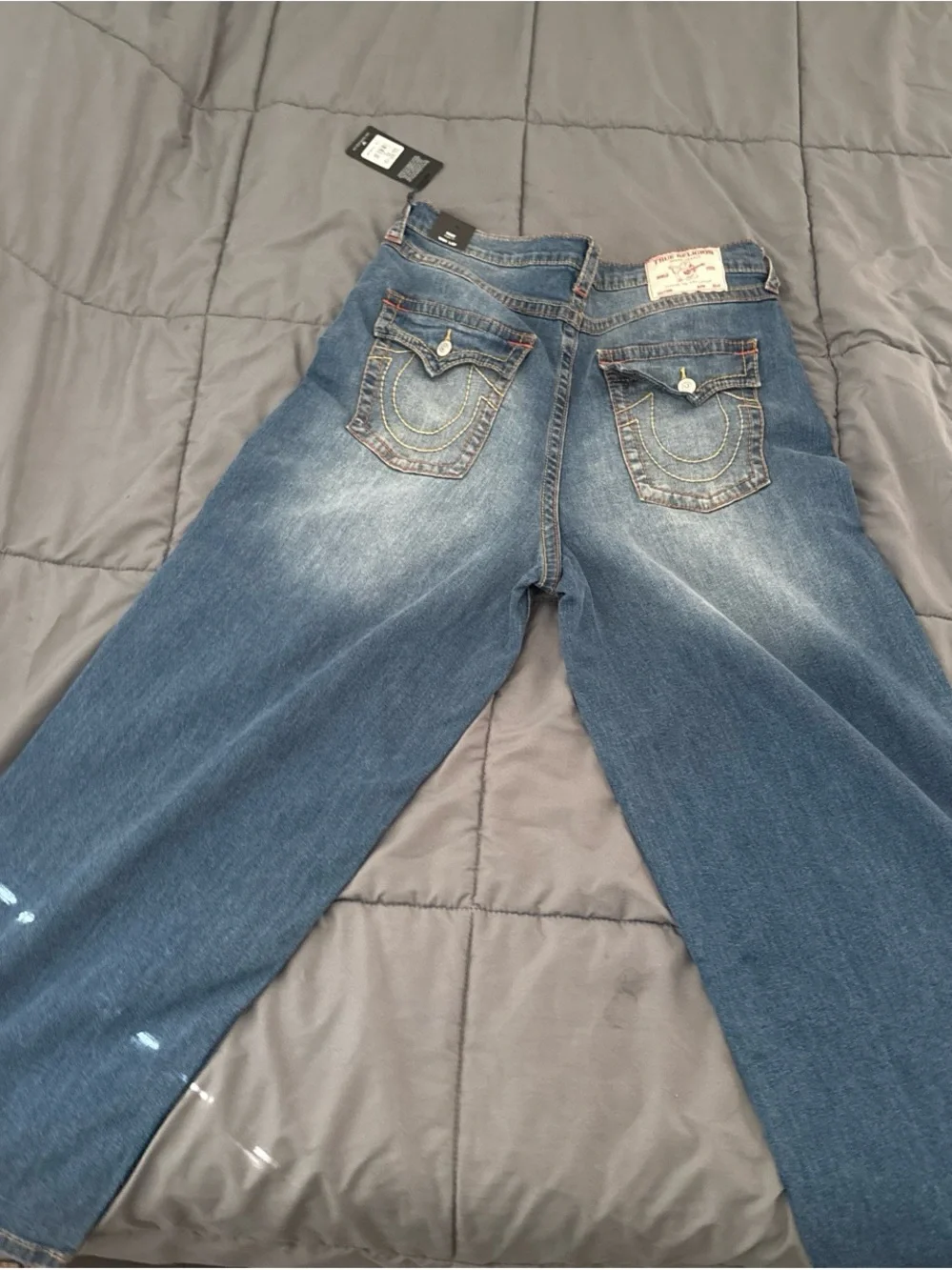 True Religion Men’s Faded Blue Relaxed Jeans